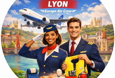 Cabin crew attestation CCA training course in Lyon France - Europe Air Crew
