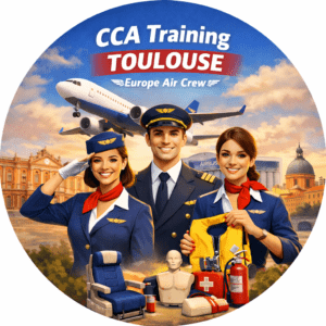 Cabin crew attestation CCA training course in Toulouse France - Europe Air Crew