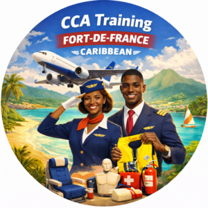 Cabin crew attestation CCA training course in Martinique - Europe Air Crew